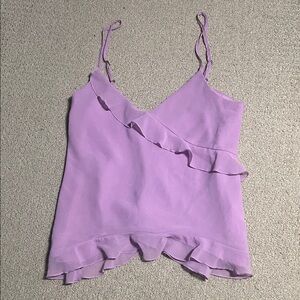 Lavender Ruffle Women's Top
